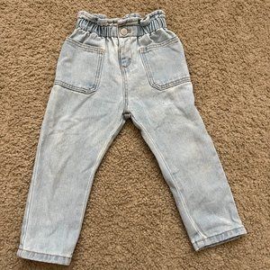 Zara Kid's Paper Bag Jeans 12 - 18 months